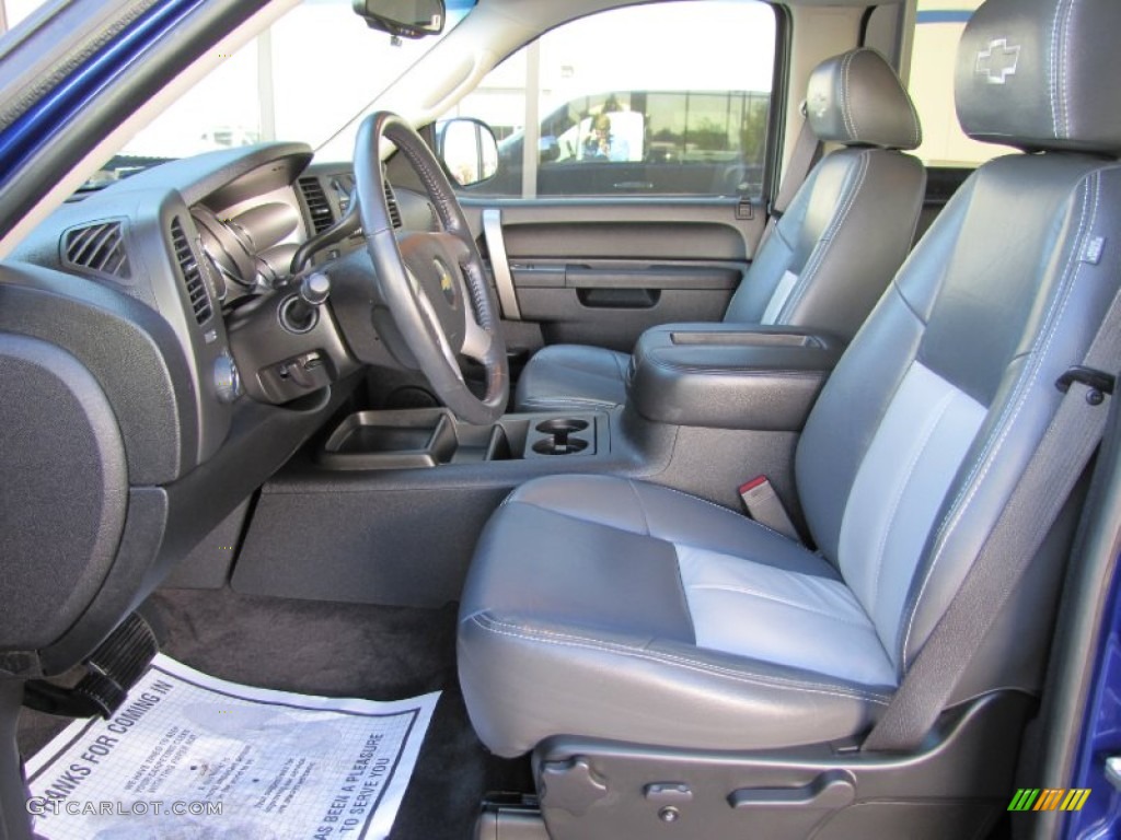 2010 Silverado 1500 LT Crew Cab 4x4 - Laser Blue Metallic / Light Titanium/Ebony photo #8