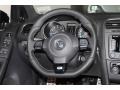 Titan Black Steering Wheel Photo for 2013 Volkswagen Golf R #69626044