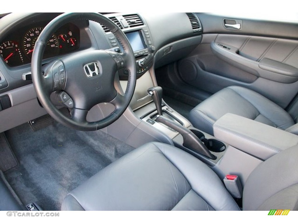 Gray Interior 2004 Honda Accord EX V6 Sedan Photo #69626086