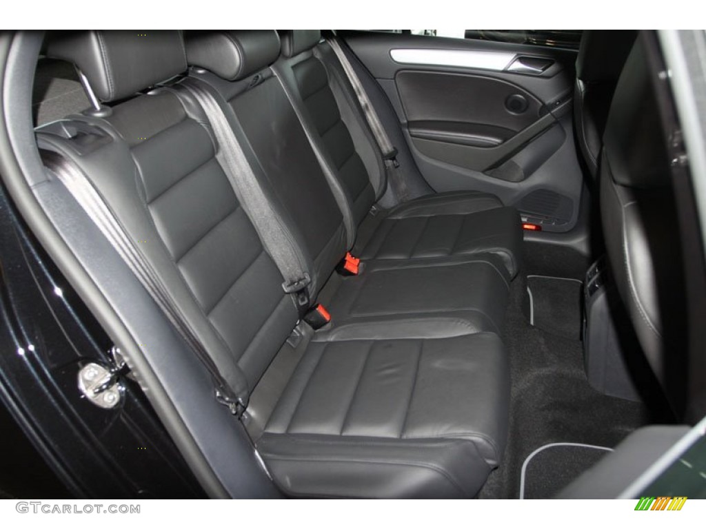Titan Black Interior 2013 Volkswagen Golf R 4 Door 4Motion Photo #69626095