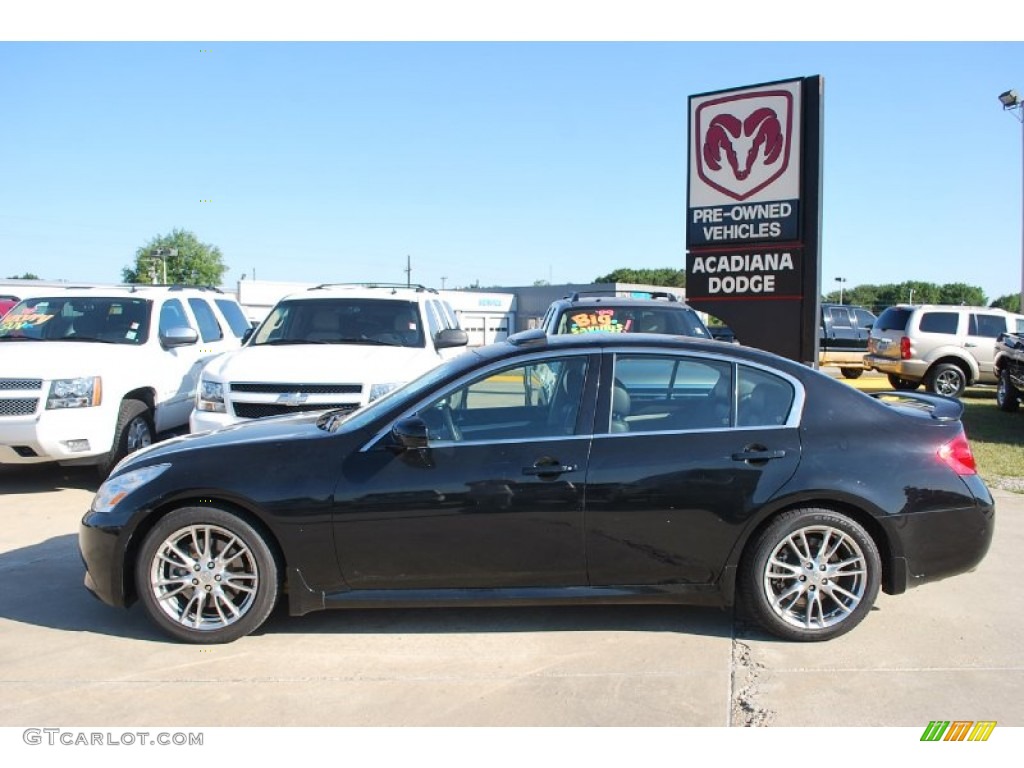 2007 G 35 S Sport Sedan - Black Obsidian / Graphite Black photo #2