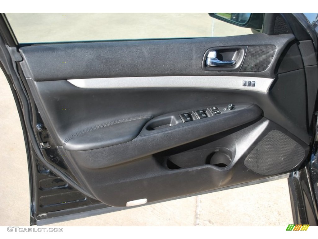 2007 G 35 S Sport Sedan - Black Obsidian / Graphite Black photo #13