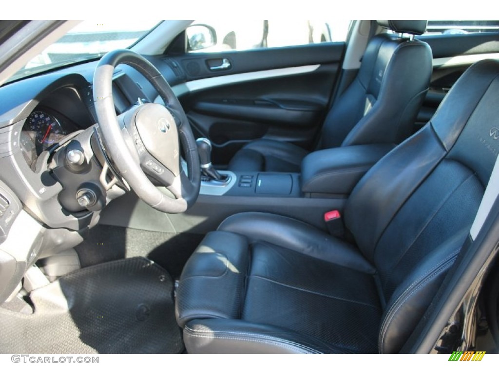 2007 G 35 S Sport Sedan - Black Obsidian / Graphite Black photo #16