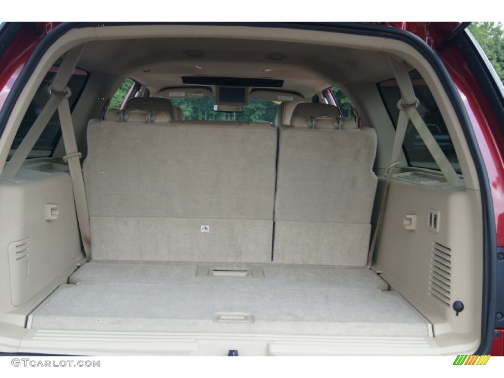 2009 Expedition EL XLT 4x4 - Sangria Red Metallic / Camel photo #14