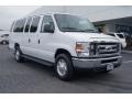 Oxford White - E Series Van E350 XL Extended Passenger Photo No. 1