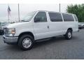 Oxford White 2012 Ford E Series Van E350 XL Extended Passenger Exterior