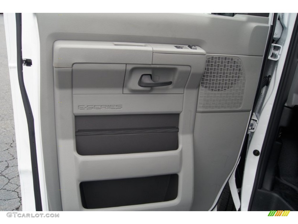 2012 Ford E Series Van E350 XL Extended Passenger Medium Flint Door Panel Photo #69629394