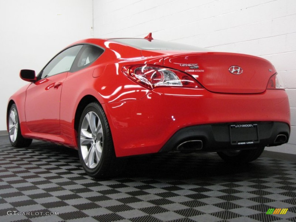 Tsukuba Red 2010 Hyundai Genesis Coupe 3.8 Grand Touring Exterior Photo #69630337