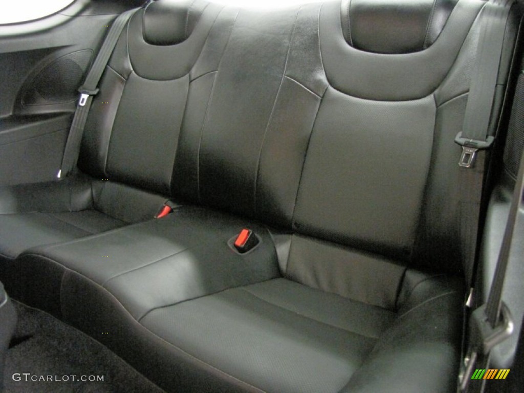 Black Interior 2010 Hyundai Genesis Coupe 3.8 Grand Touring Photo #69630391