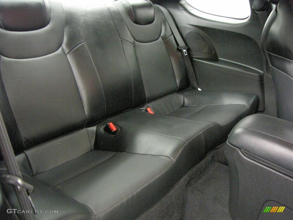 Black Interior 2010 Hyundai Genesis Coupe 3.8 Grand Touring Photo #69630400