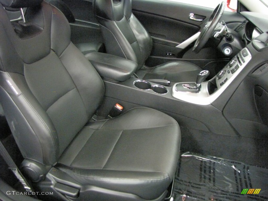 Black Interior 2010 Hyundai Genesis Coupe 3.8 Grand Touring Photo #69630409