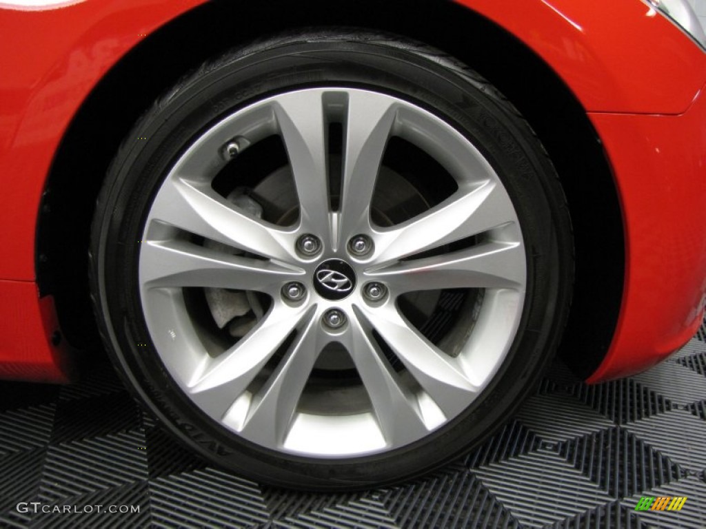 2010 Hyundai Genesis Coupe 3.8 Grand Touring Wheel Photo #69630562
