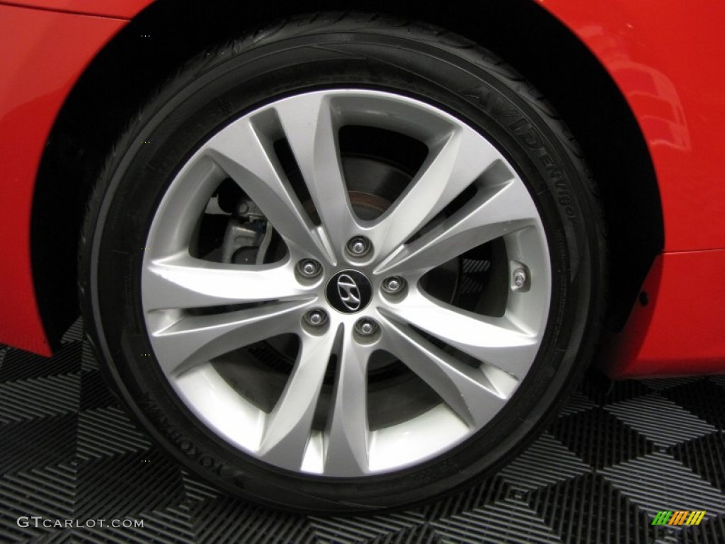 2010 Hyundai Genesis Coupe 3.8 Grand Touring Wheel Photo #69630571