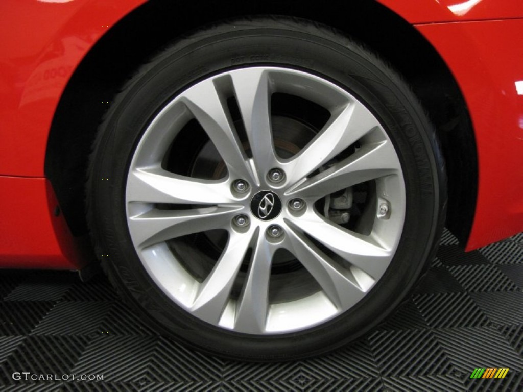 2010 Hyundai Genesis Coupe 3.8 Grand Touring Wheel Photo #69630580