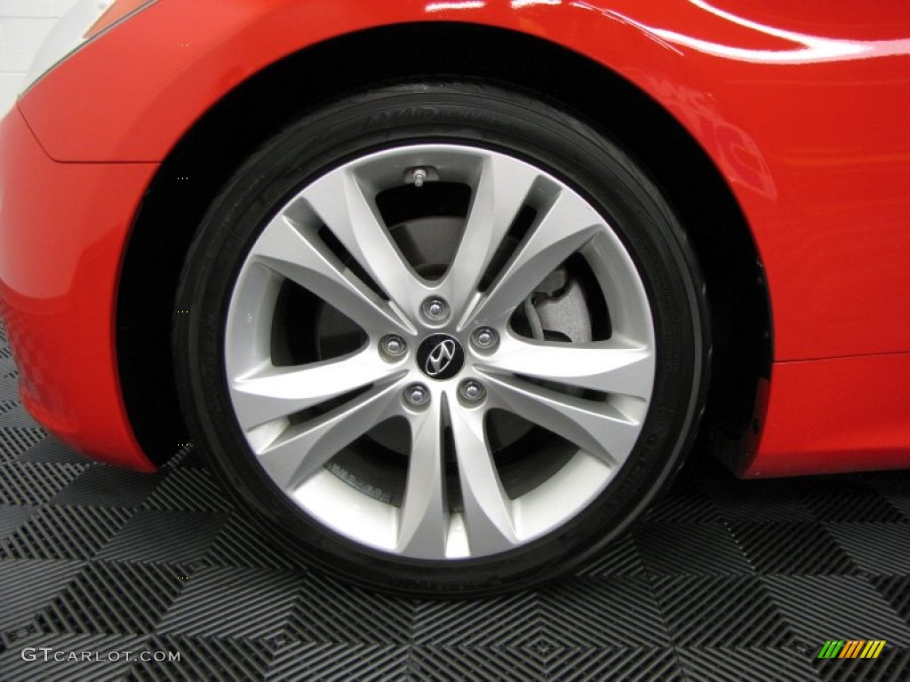 2010 Hyundai Genesis Coupe 3.8 Grand Touring Wheel Photo #69630589