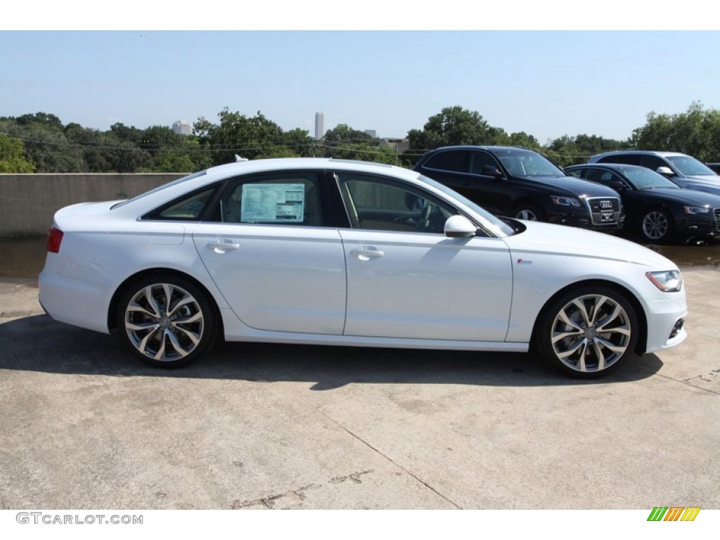 Glacier White Metallic 2013 Audi A6 3.0T quattro Sedan Exterior Photo #69630883