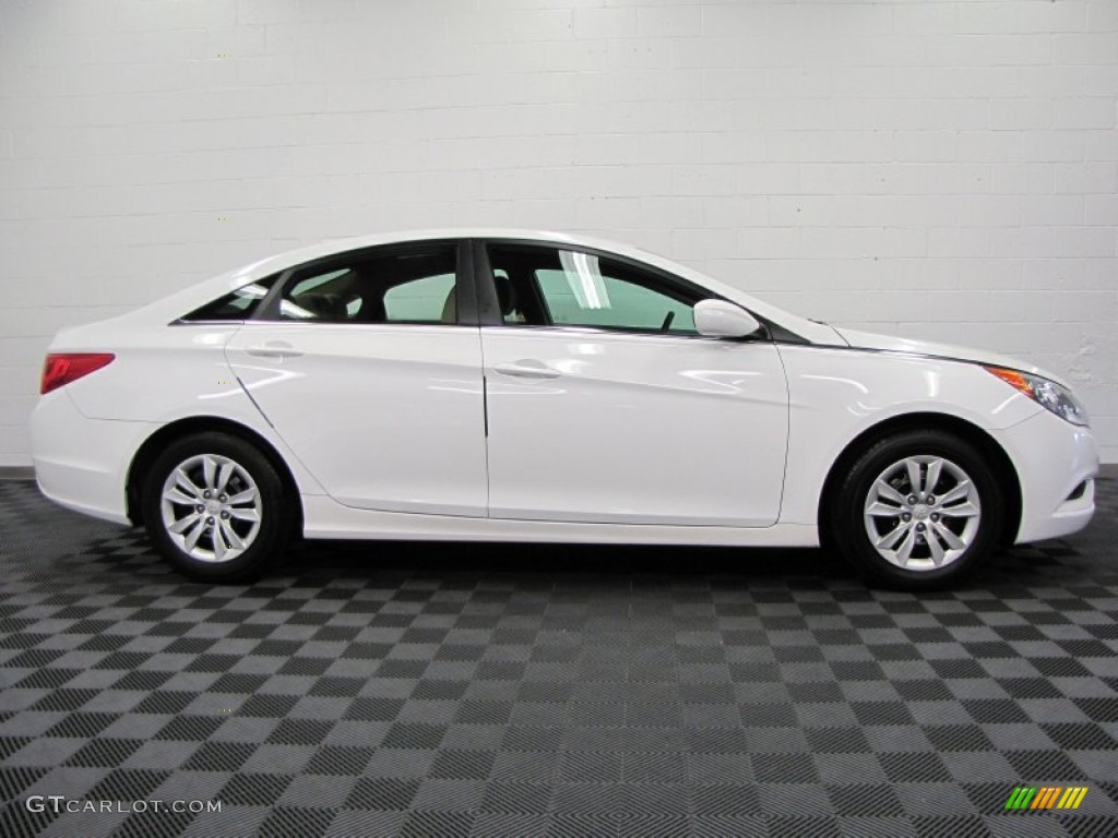 Pearl White 2011 Hyundai Sonata GLS Exterior Photo #69630968