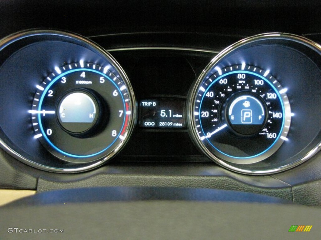 2011 Hyundai Sonata GLS Gauges Photo #69631123