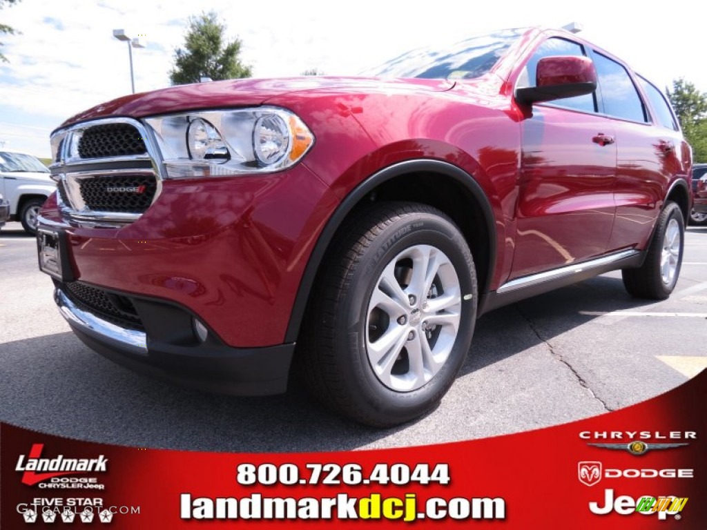 Deep Cherry Red Crystal Pearl Dodge Durango