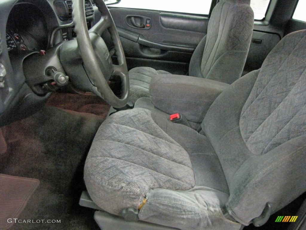 Pewter Interior 1999 GMC Sonoma SLS Extended Cab Photo #69631285
