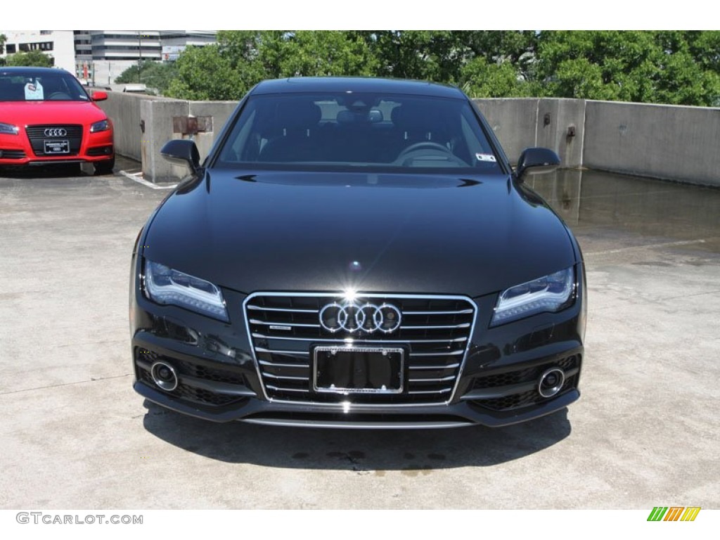 2013 A7 3.0T quattro Prestige - Havanna Black Metallic / Black photo #2