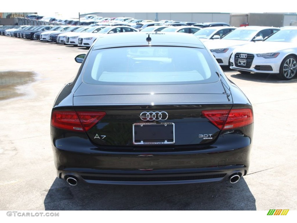 2013 A7 3.0T quattro Prestige - Havanna Black Metallic / Black photo #7