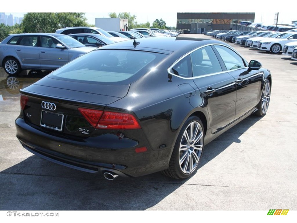 2013 A7 3.0T quattro Prestige - Havanna Black Metallic / Black photo #8