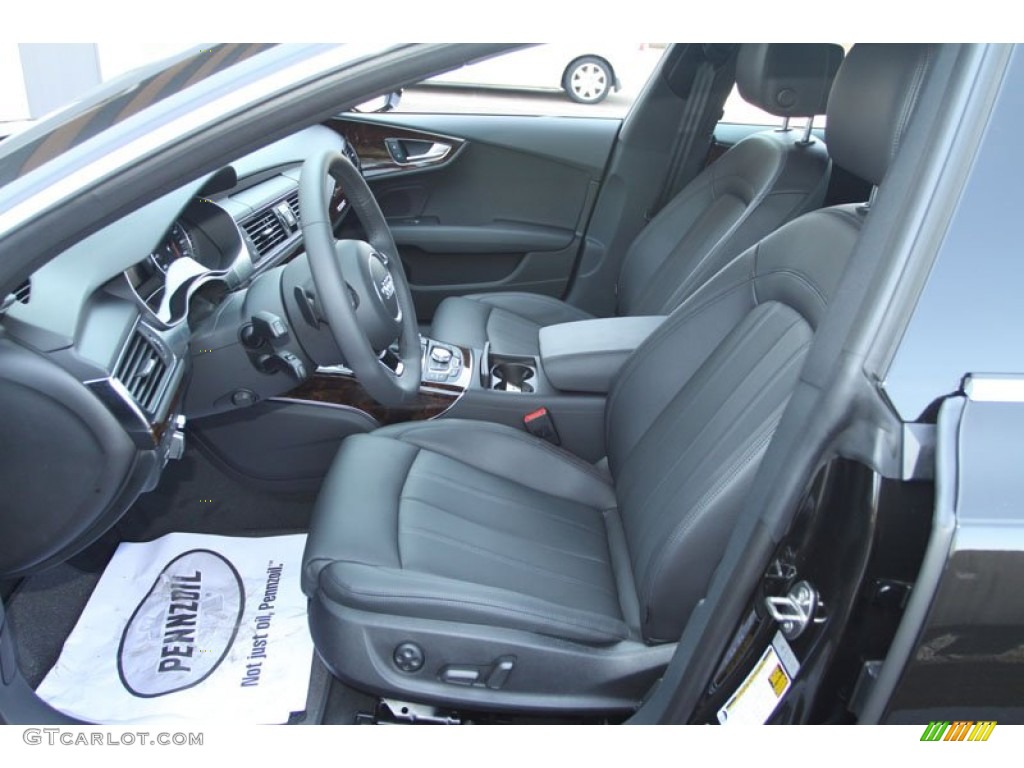 2013 A7 3.0T quattro Prestige - Havanna Black Metallic / Black photo #12