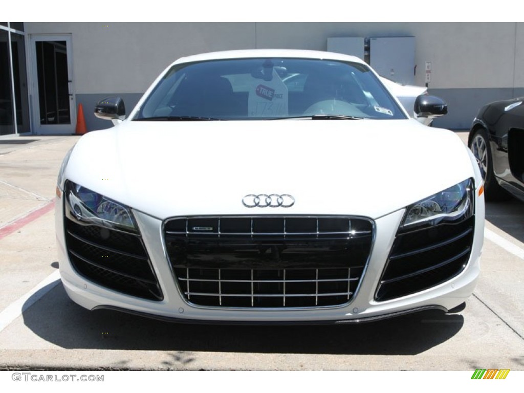 Ibis White 2012 Audi R8 5.2 FSI quattro Exterior Photo #69632344