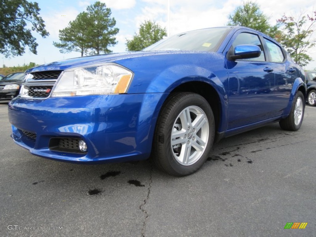 Blue Streak Pearl 2013 Dodge Avenger SXT Exterior Photo #69632419
