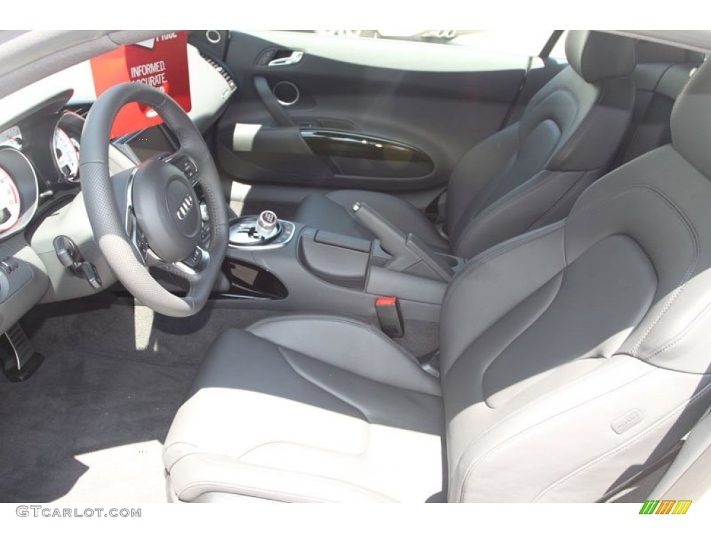 Black Interior 2012 Audi R8 5.2 FSI quattro Photo #69632491