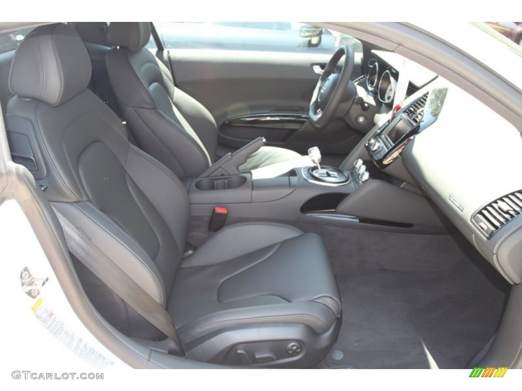 Black Interior 2012 Audi R8 5.2 FSI quattro Photo #69632506