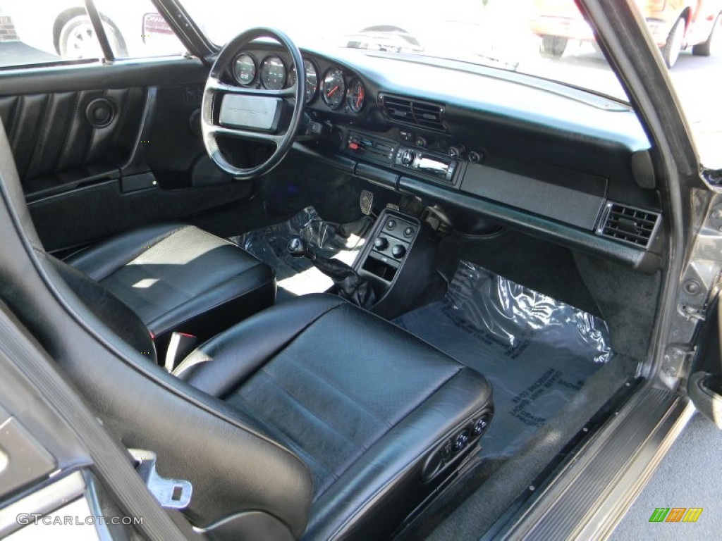 1989 911 Carrera Turbo - Slate Grey Metallic / Black photo #20