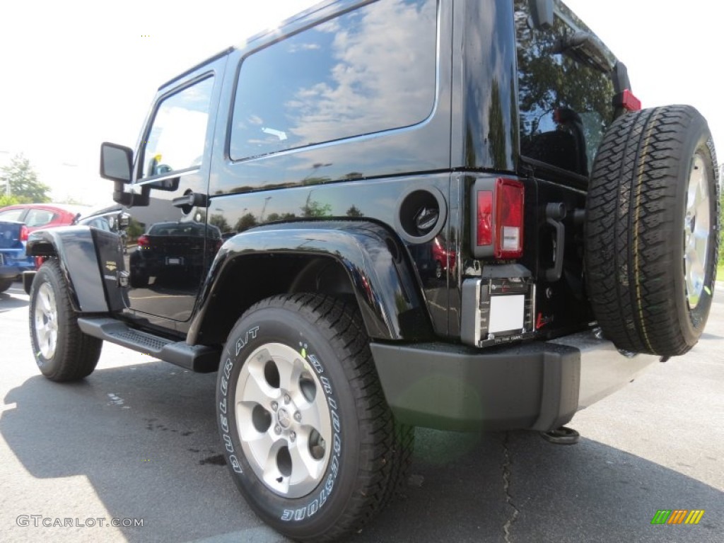 Black 2013 Jeep Wrangler Sahara 4x4 Exterior Photo #69632755