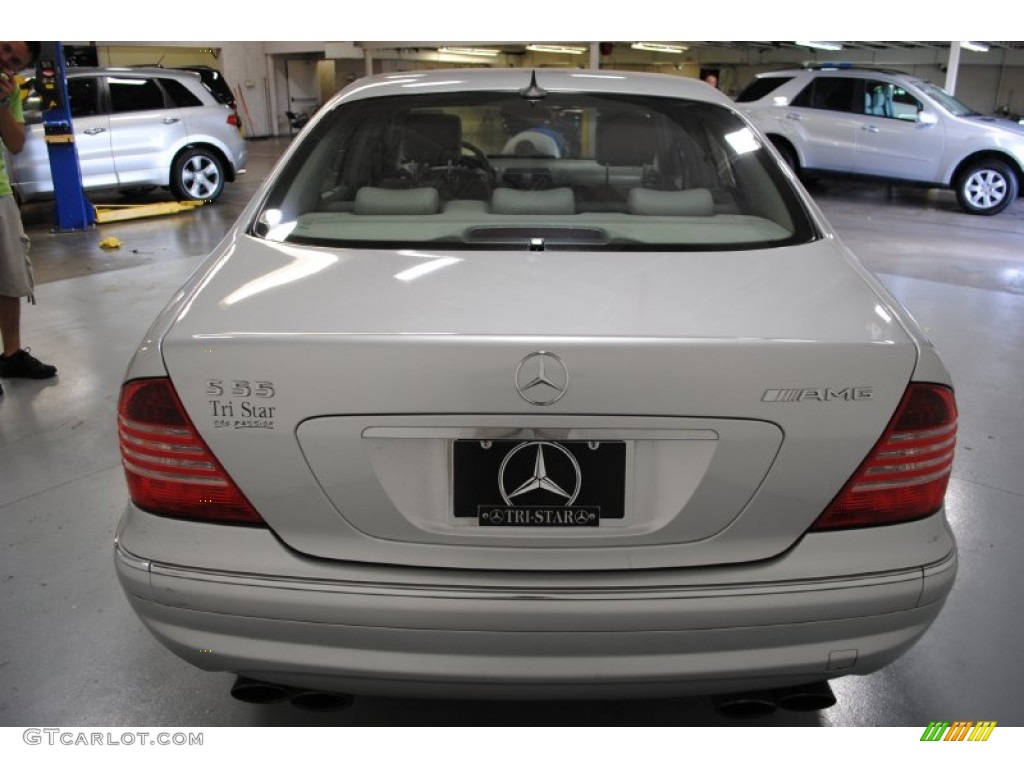 2004 S 55 AMG Sedan - Brilliant Silver Metallic / Ash photo #6