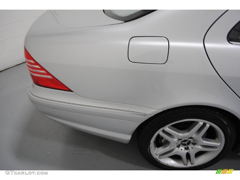 2004 S 55 AMG Sedan - Brilliant Silver Metallic / Ash photo #9