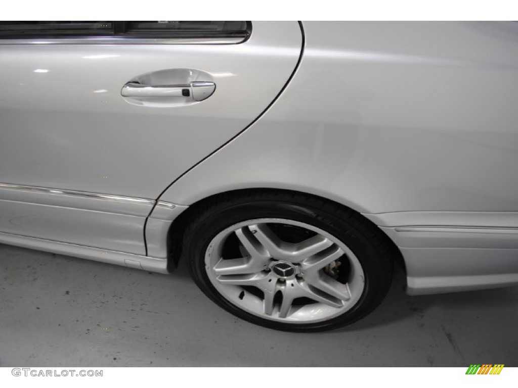 2004 S 55 AMG Sedan - Brilliant Silver Metallic / Ash photo #13