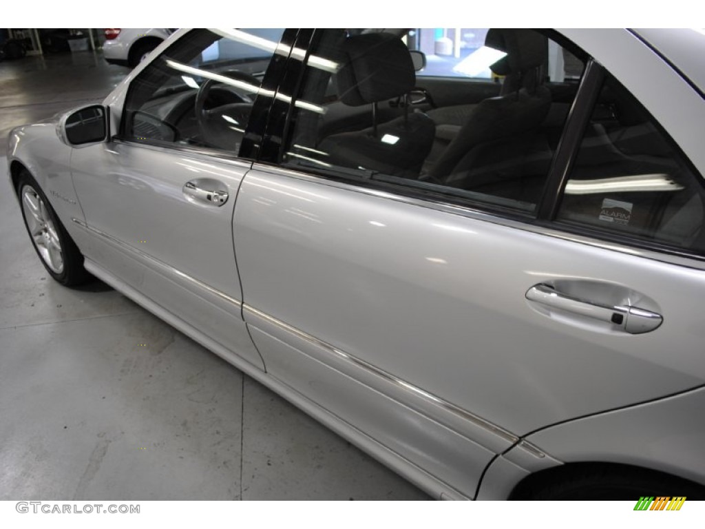 2004 S 55 AMG Sedan - Brilliant Silver Metallic / Ash photo #14