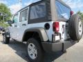 2012 Bright White Jeep Wrangler Unlimited Sport 4x4  photo #2