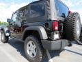 2012 Black Jeep Wrangler Unlimited Rubicon 4x4  photo #2
