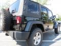 2012 Black Jeep Wrangler Unlimited Rubicon 4x4  photo #3