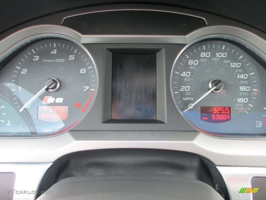 2007 Audi S6 5.2 quattro Sedan Gauges Photo #69633826