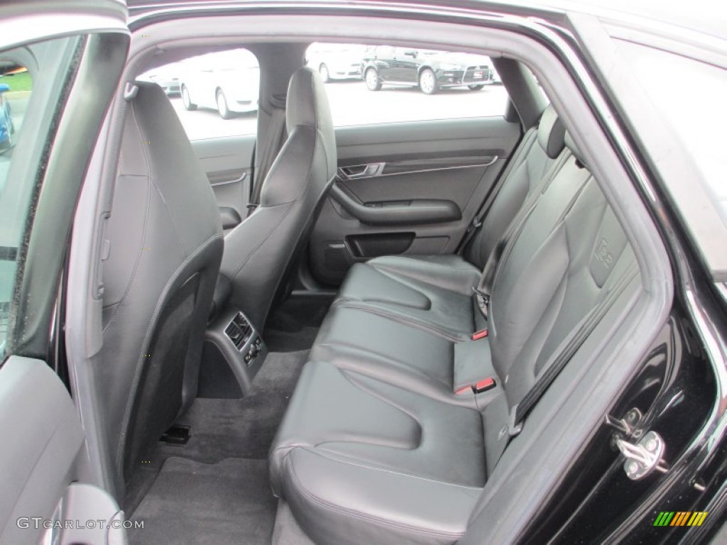 Black Interior 2007 Audi S6 5.2 quattro Sedan Photo #69633988