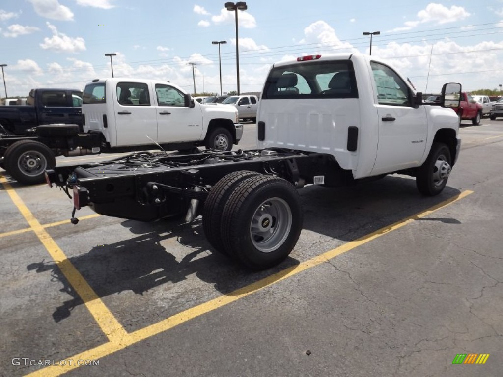 Summit White 2013 Chevrolet Silverado 3500HD WT Regular Cab Chassis Exterior Photo #69634891