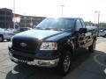 2005 Aspen Green Metallic Ford F150 XLT Regular Cab 4x4  photo #3