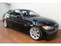 2008 Jet Black BMW 3 Series 335i Sedan  photo #2