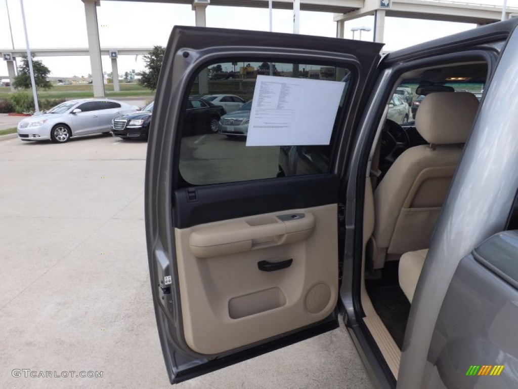 2008 Silverado 1500 LT Crew Cab - Graystone Metallic / Light Cashmere/Ebony Accents photo #16