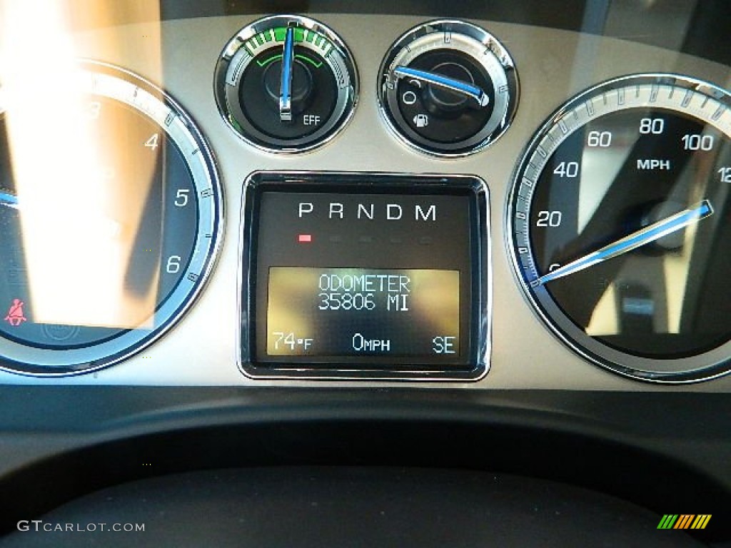 2010 Cadillac Escalade Hybrid AWD Gauges Photo #69639109