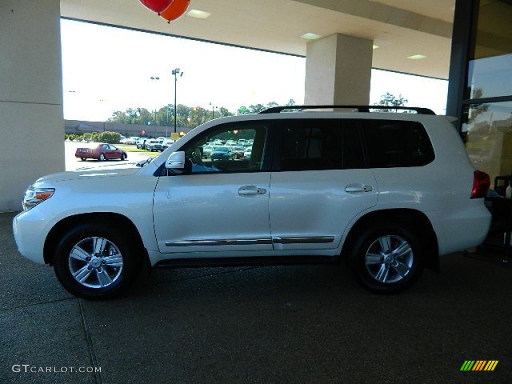 Blizzard White Pearl 2013 Toyota Land Cruiser Standard Land Cruiser Model Exterior Photo #69639253