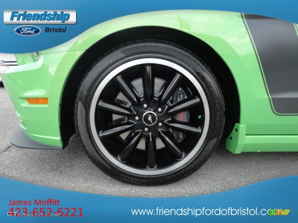 2013 Mustang Boss 302 - Gotta Have It Green / Charcoal Black/Recaro Sport Seats photo #12